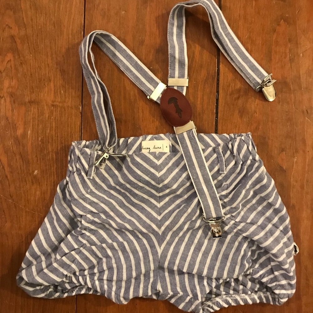 Lacey Lane Mack Puckers and suspenders size 4